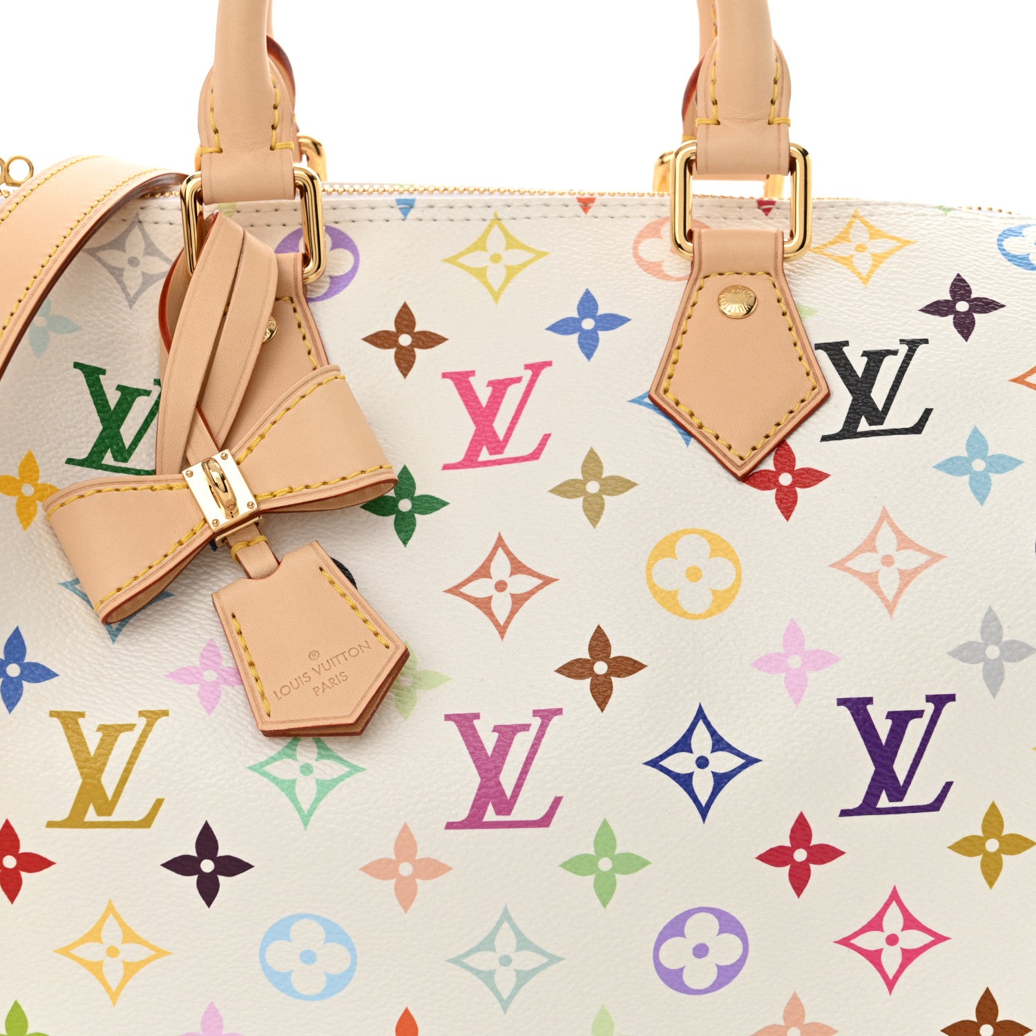 Louis Vuitton LV X TM Monogram Multicolor Speedy Bandouliere 25 White 7 of 10