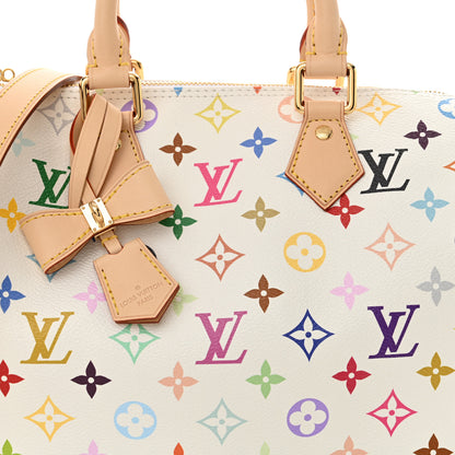 Louis Vuitton LV X TM Monogram Multicolor Speedy Bandouliere 25 White 7 of 10