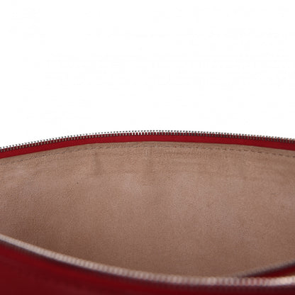 Celine Lambskin Soft Trio Zipped Bag Bright Red 9 of 11