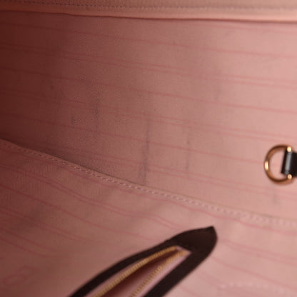 Louis Vuitton Damier Ebene Neo Neverfull MM Rose Ballerine 7 of 13