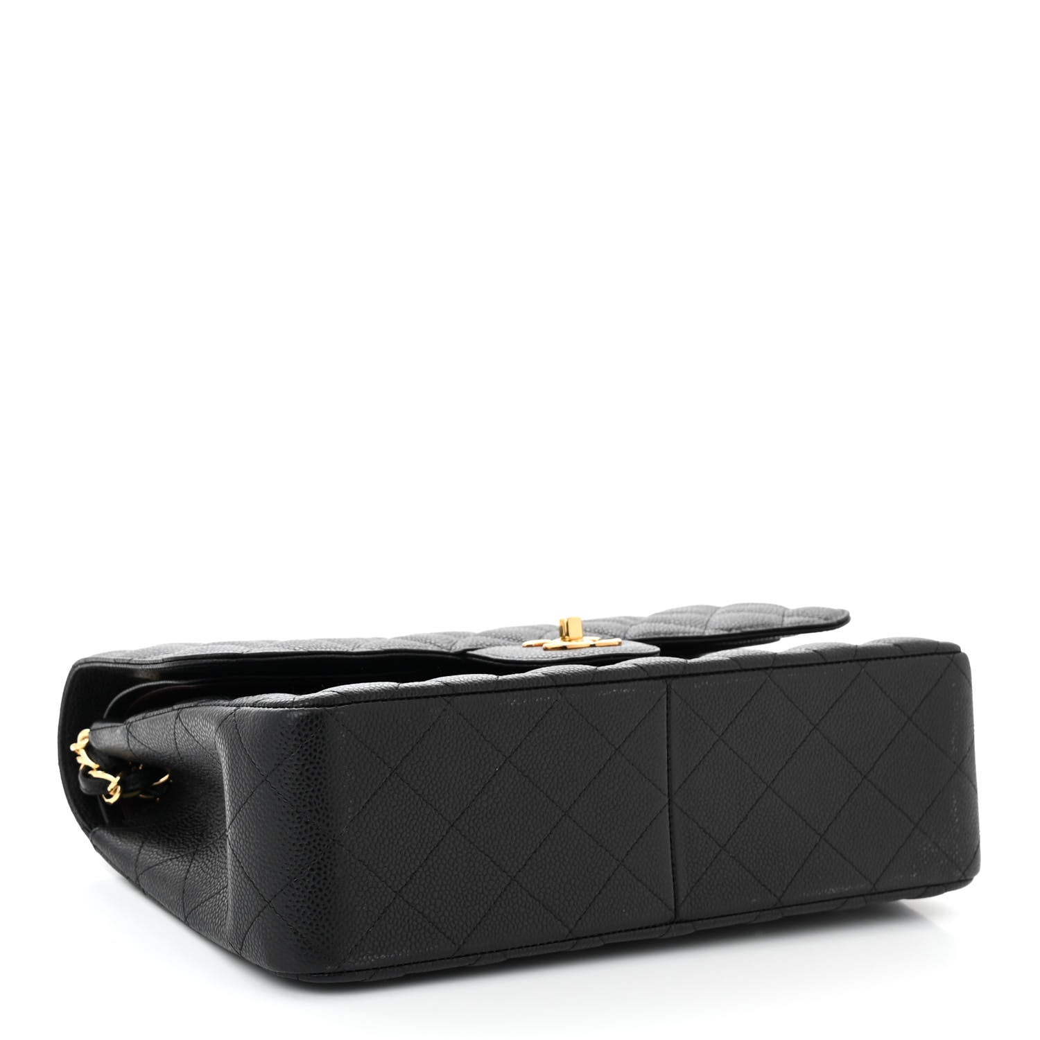 Chanel Caviar Quilted Jumbo Double Flap Black 4 of 10