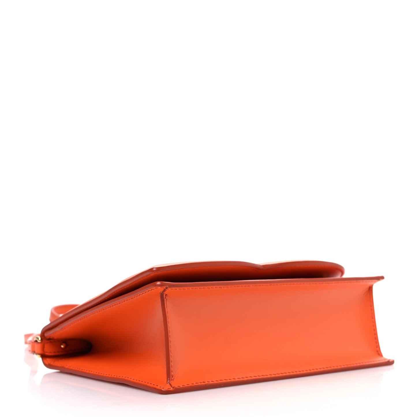 Calfskin DG Logo Flap Crossbody Bag Orange