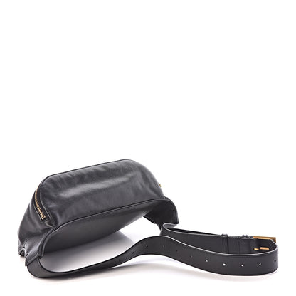 Saint Laurent Grain De Poudre Monogram Belt Bag Black 3 of 9