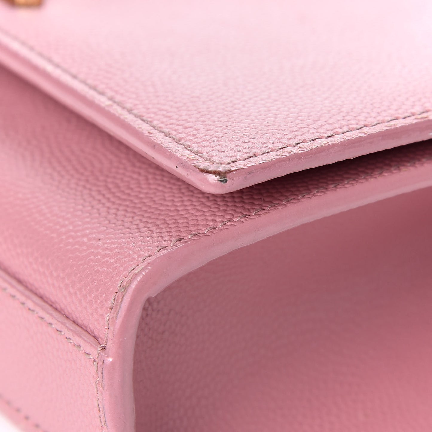 Grain De Poudre Small Classic Monogram Kate Satchel Old Rose
