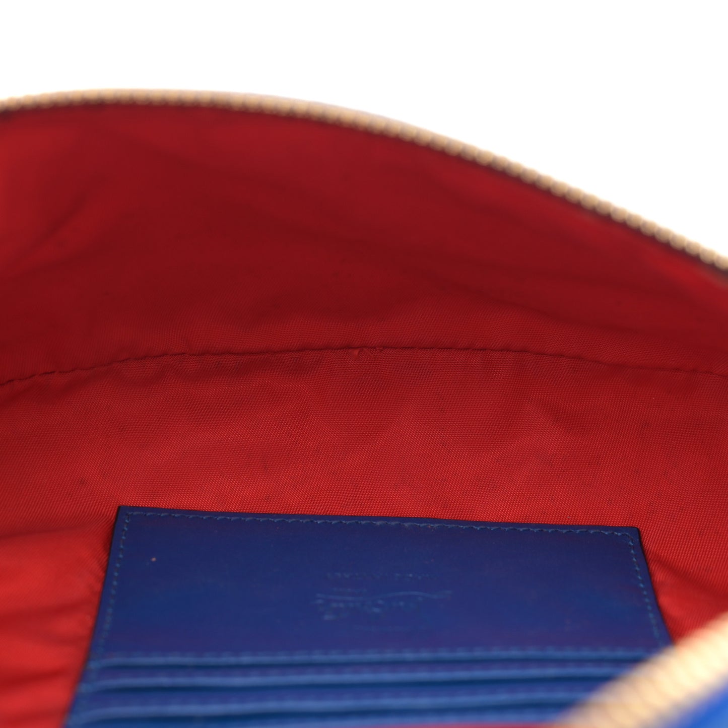 Satin Marie Jane Belt Bag Blue Multicolor