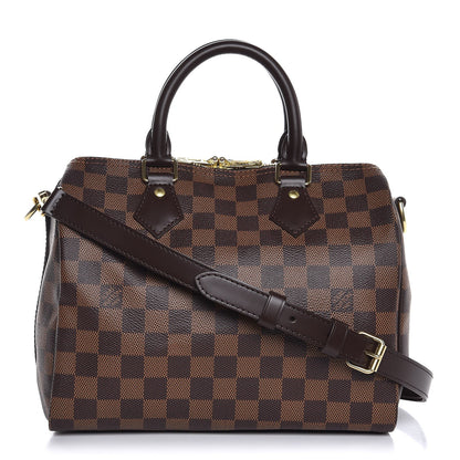 Louis Vuitton Damier Ebene Speedy Bandouliere 25 1 of 6