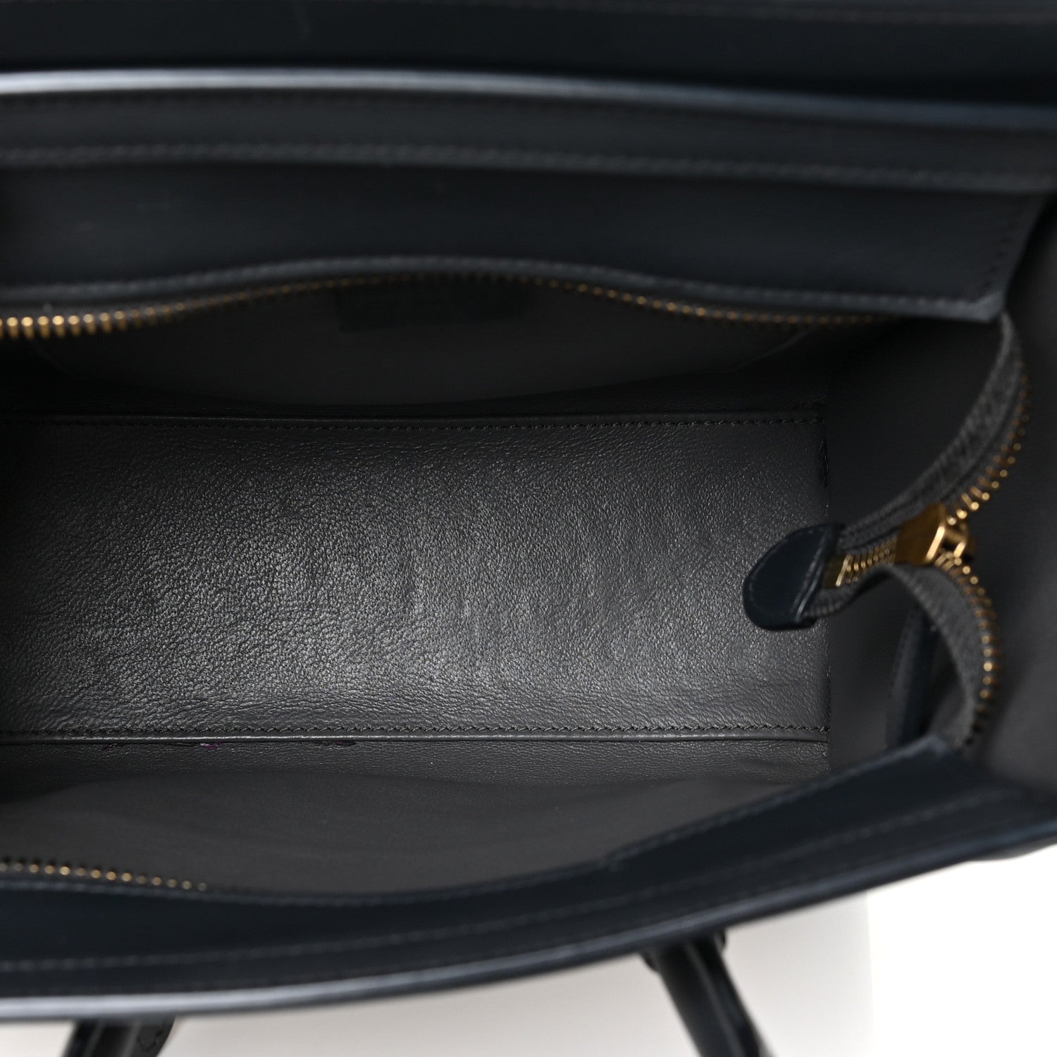 Celine Baby Grained Calfskin Nubuck Nano Tri-Color Luggage Fuchsia 5 of 26