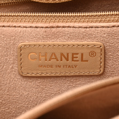 Chanel Caviar Small Studded Deauville Tote Beige 6 of 15