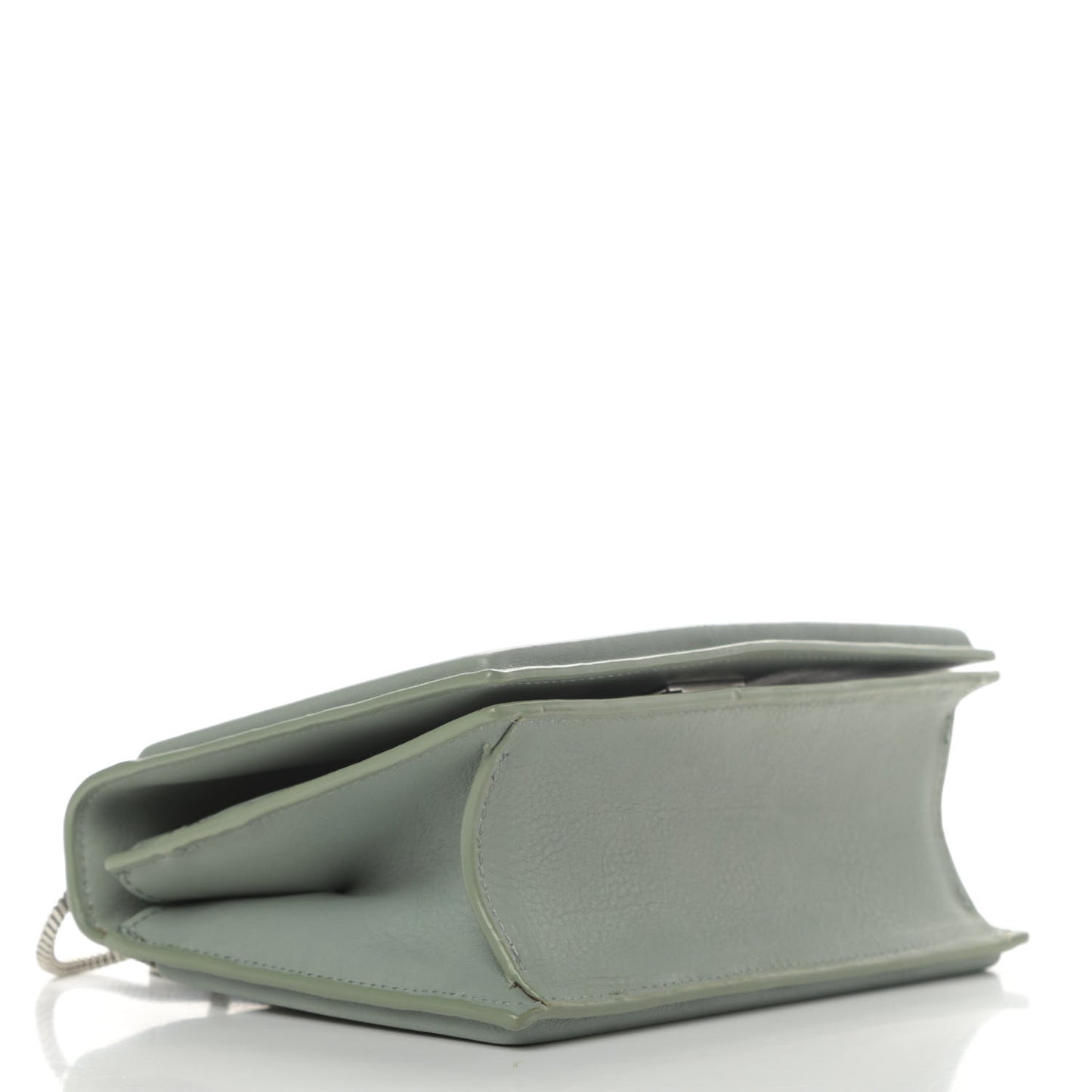 Goatskin Mini Soleil Flap Bag Light Green