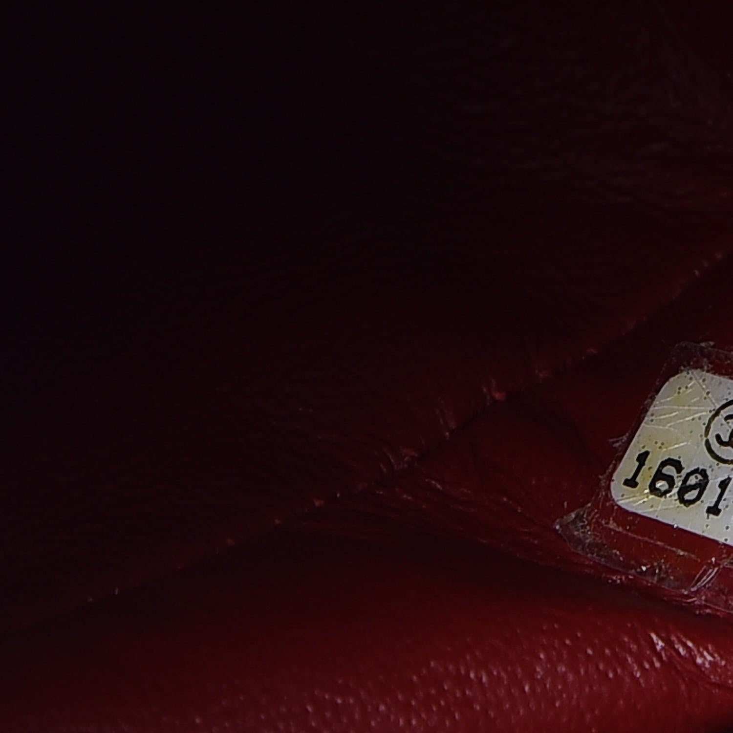 Chanel Caviar Quilted Jumbo Double Flap Burgundy 8 of 9