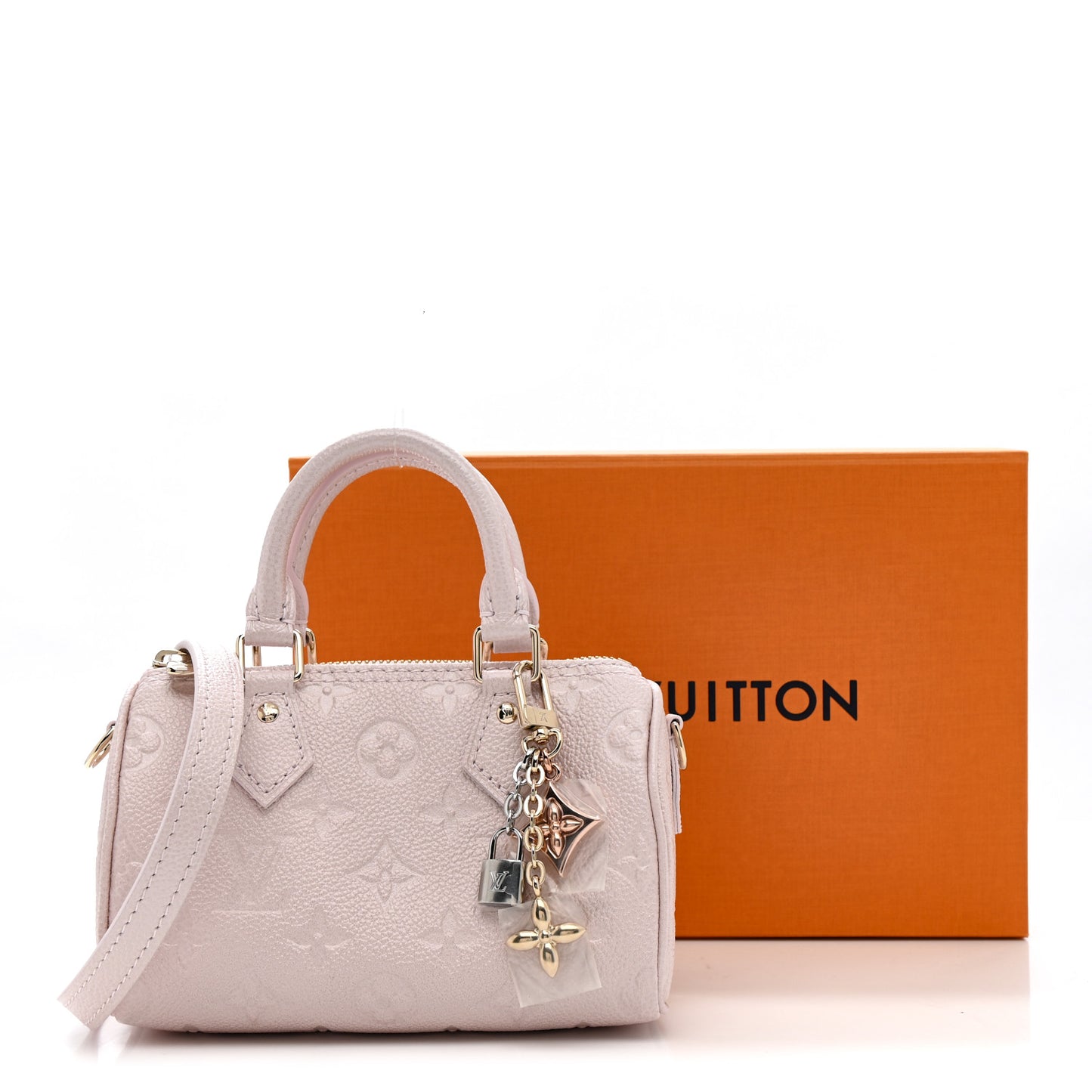 Empreinte Monogram Nano Speedy Snowy Pearl