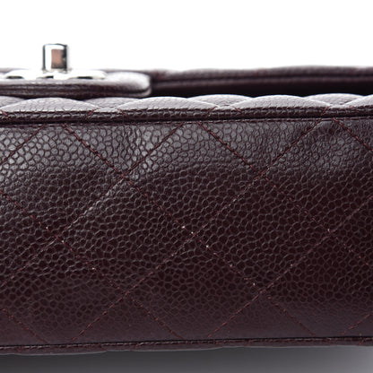 Chanel Caviar Quilted Medium Double Flap Burgundy 8 of 12