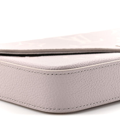 Louis Vuitton Empreinte Monogram Giant Felicie Pochette Brume Quartz 12 of 13