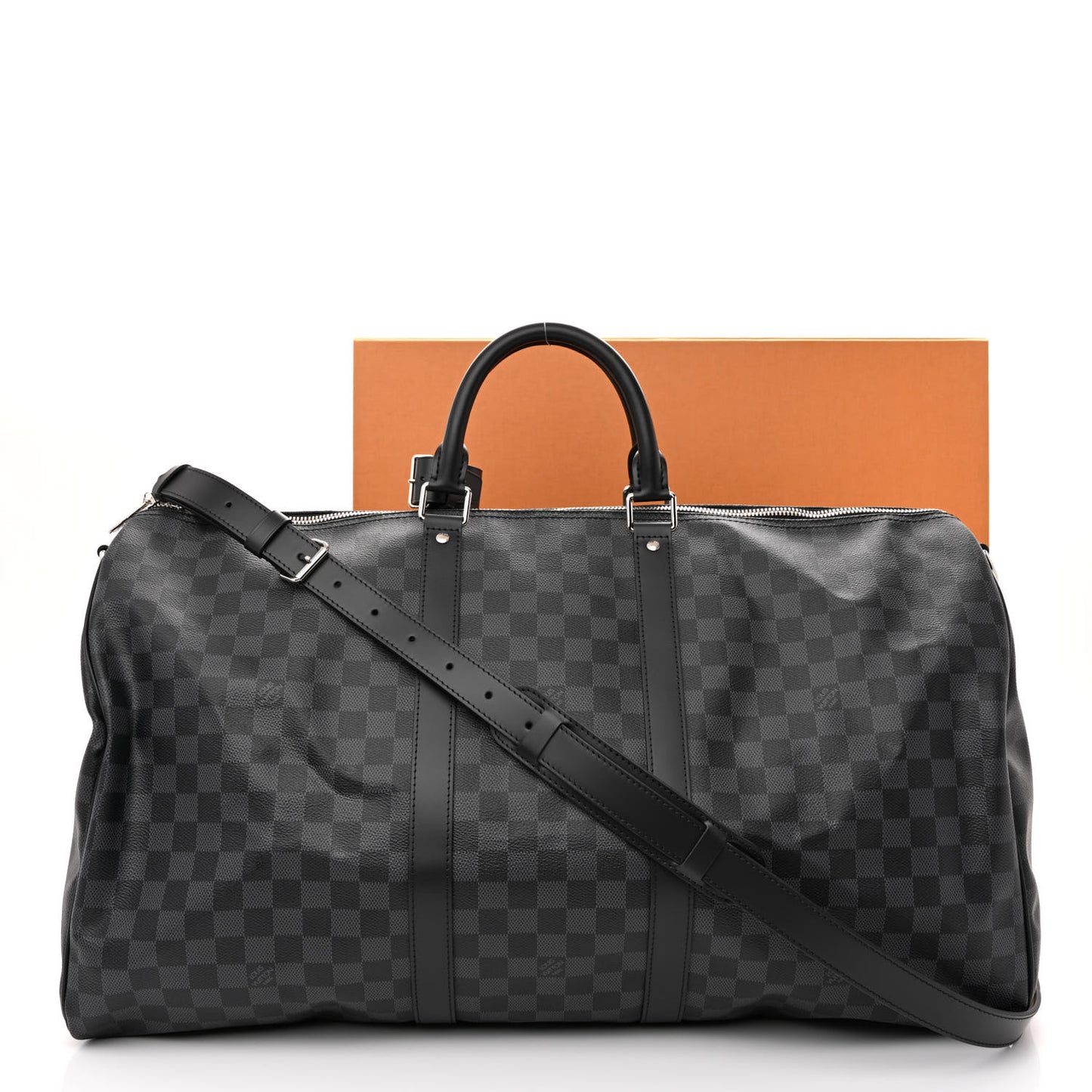 Damier Graphite Keepall Bandouliere 55