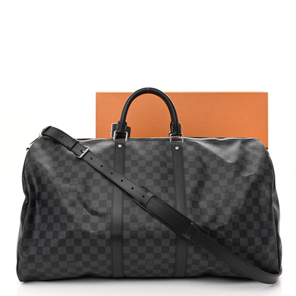 Louis Vuitton Damier Graphite Keepall Bandouliere 55 10 of 10