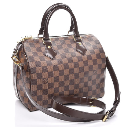 Louis Vuitton Damier Ebene Speedy Bandouliere 25 4 of 8