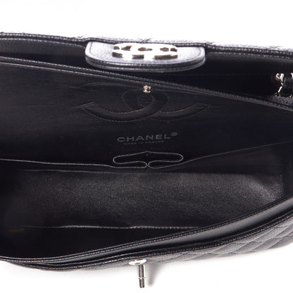 Chanel Caviar Quilted Medium Double Flap Black 6 of 10
