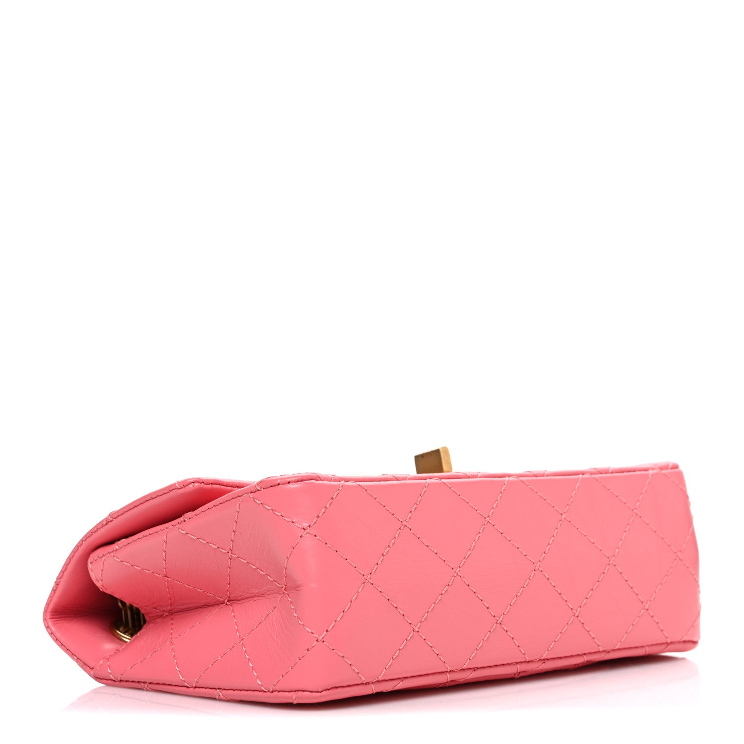 Chanel Aged Calfskin Quilted 2.55 Reissue Mini Flap Pink 4 of 10