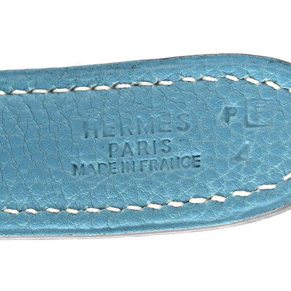 Hermes Togo Trim II 31 Shoulder Bag Blue Jean 6 of 10