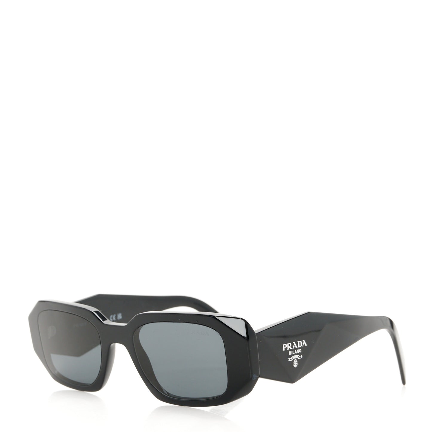 Acetate Symbole Sunglasses SPR 17W Black
