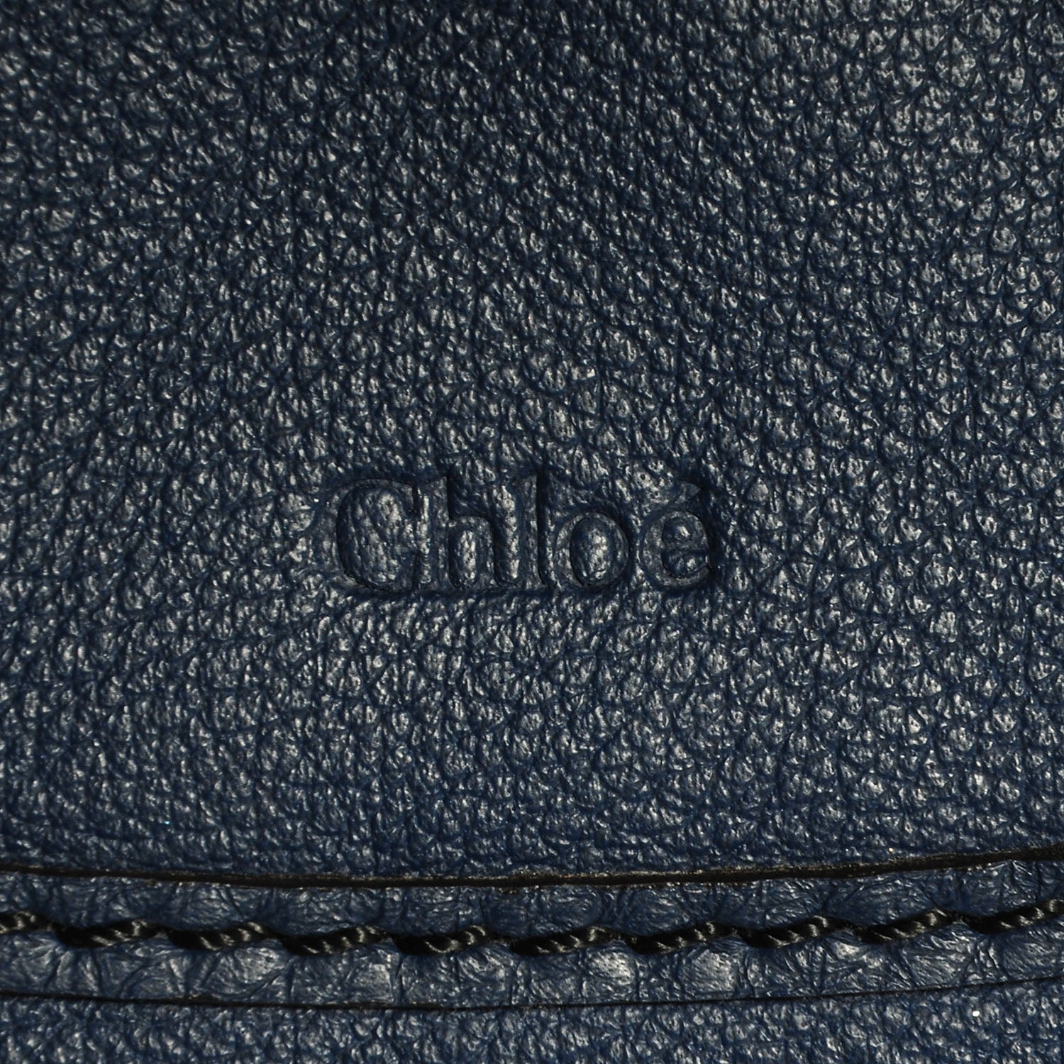 Chloe Calfskin Medium Marcie Round Crossbody Bag Royal Navy 6 of 12