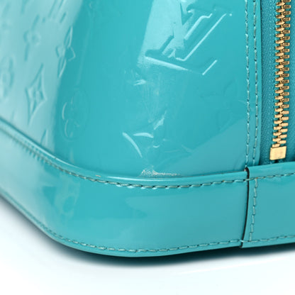 Louis Vuitton Vernis Alma PM Blue Lagon 13 of 15