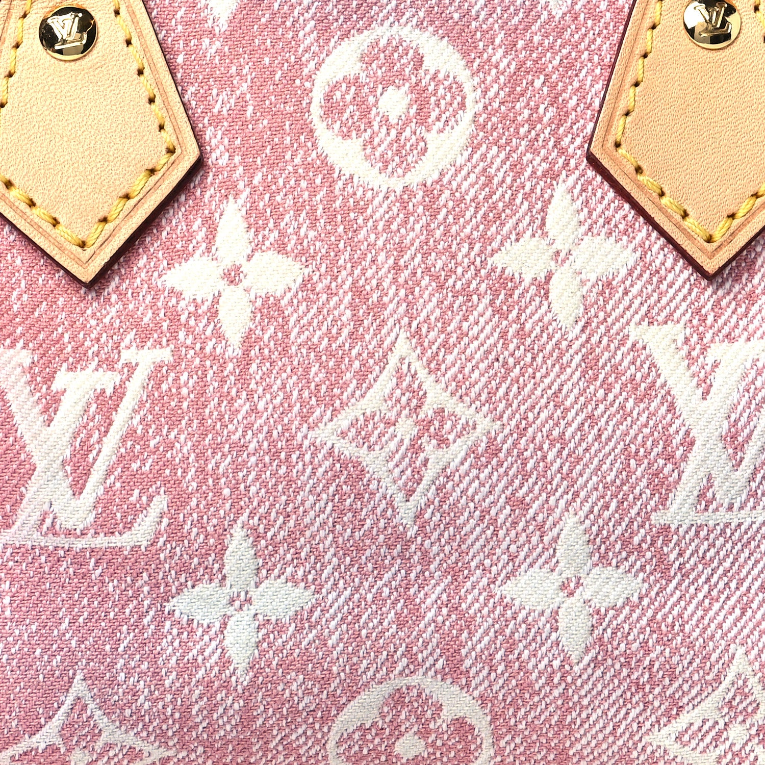Louis Vuitton Monogram Jacquard Denim Nano Speedy Bandouliere Pink 7 of 9