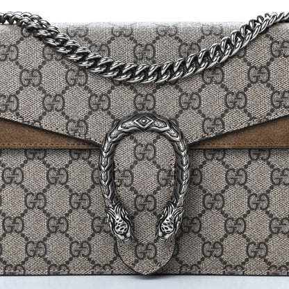 Gucci GG Supreme Monogram Small Dionysus Shoulder Bag Taupe 8 of 11