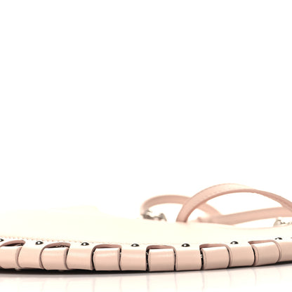 Alaia Lambskin Studded Chain Demi Lune Bag Galet 9 of 9