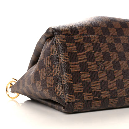 Louis Vuitton Damier Ebene Odeon Tote MM Black 7 of 8
