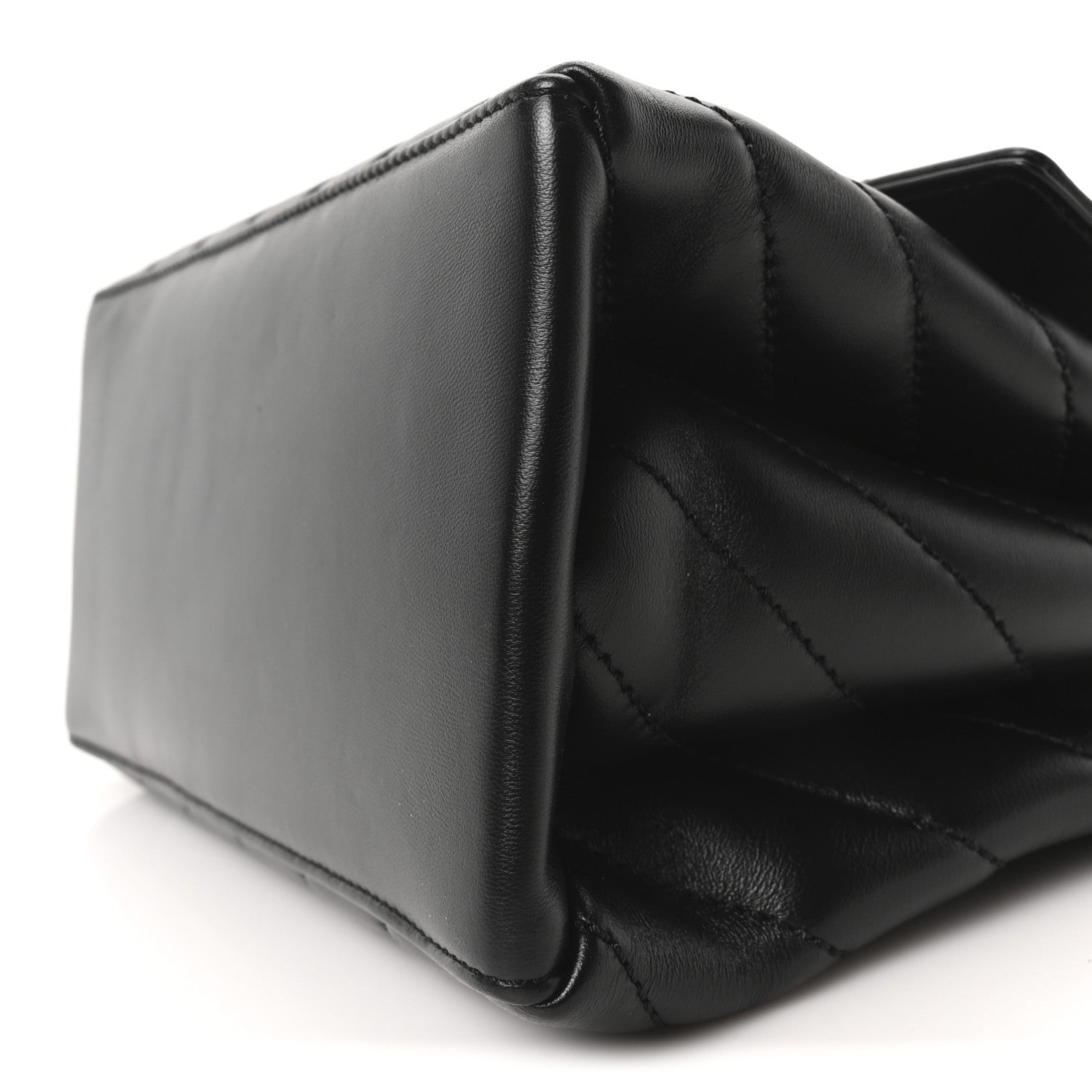 Off-White Calfskin Diagonal Quilted Jackhammer 24 Shoulder Bag Black 9 of 9