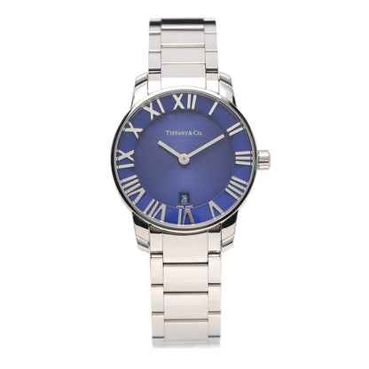 Tiffany Stainless Steel 29mm Atlas 2-Hand Quartz Watch Blue Azure 1 of 6