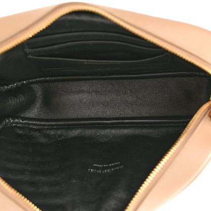 Saint Laurent Grain De Poudre Matelasse Monogram Mini Lou Camera Bag New Powder 4 of 10