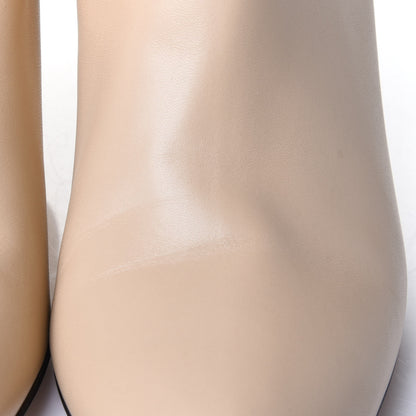 Gucci Nappa Matelasse Nina Low Heel Pointy Boots 40 Sand Storm 11 of 11