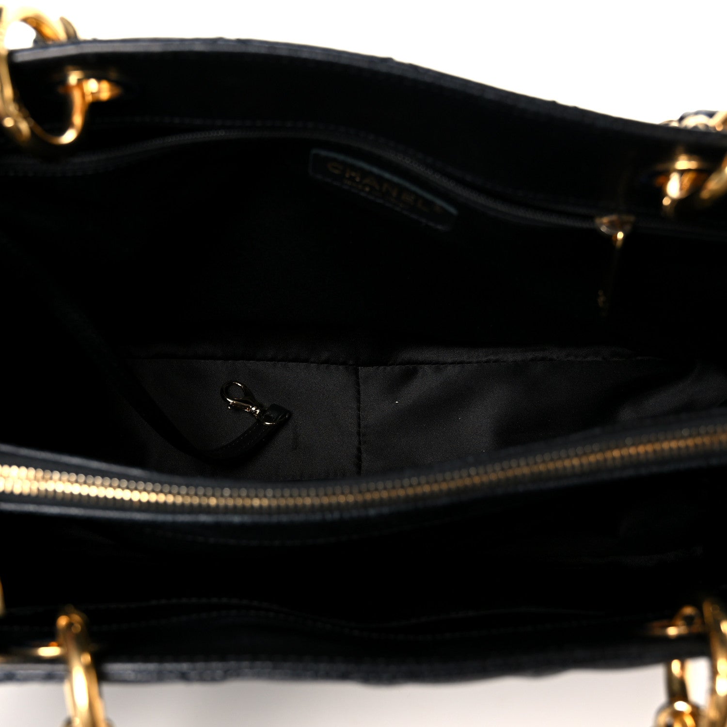 Chanel Caviar Quilted Grand Shopping Tote GST Black 5 of 10