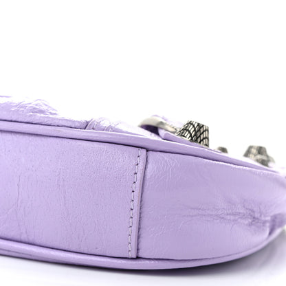 Balenciaga Agneau Arena Le Cagole Mini Purse With Chain Lilac 11 of 11