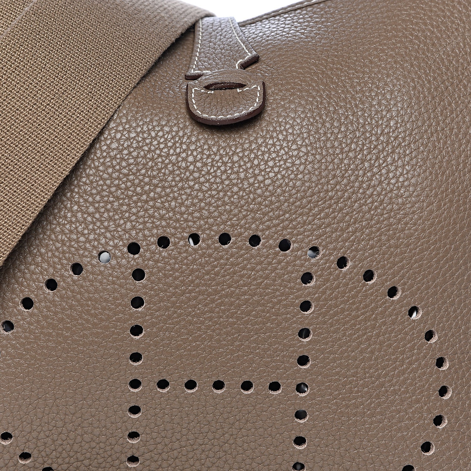 Hermes Taurillon Clemence Evelyne III PM Etoupe 11 of 11