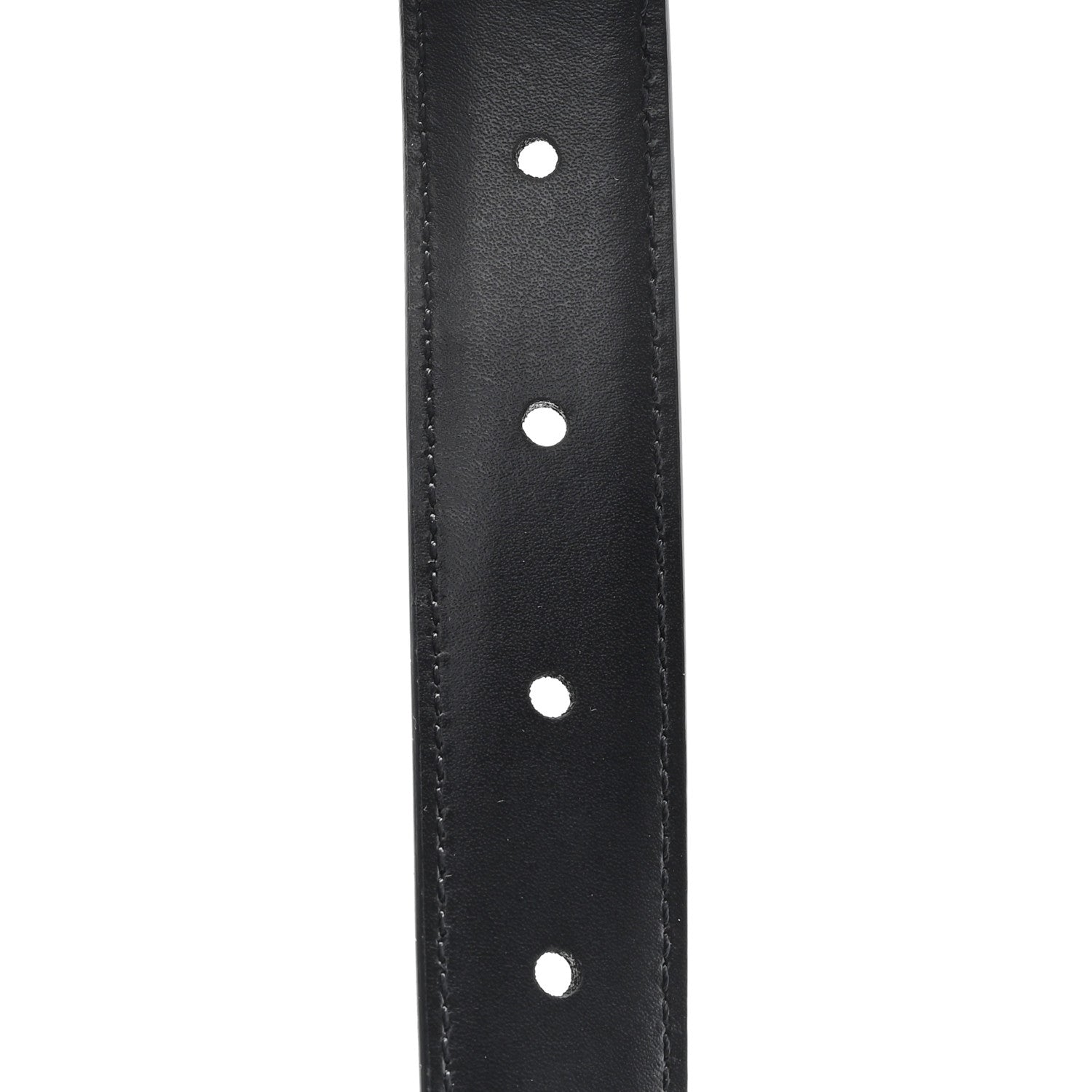 Celine Box Calfskin Medium 25mm Triomphe Belt 85 34 Black 5 of 5