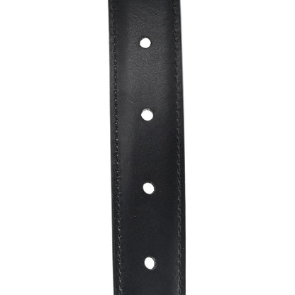 Celine Box Calfskin Medium 25mm Triomphe Belt 85 34 Black 5 of 5
