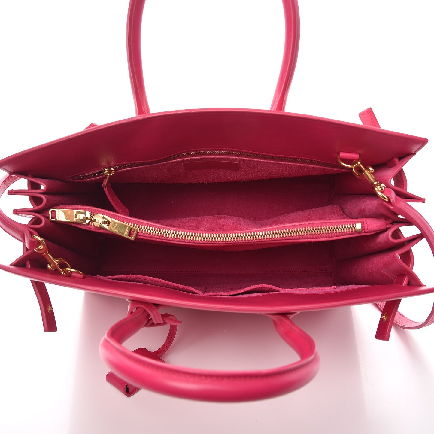 Calfskin Small Sac De Jour Lipstick Fuchsia