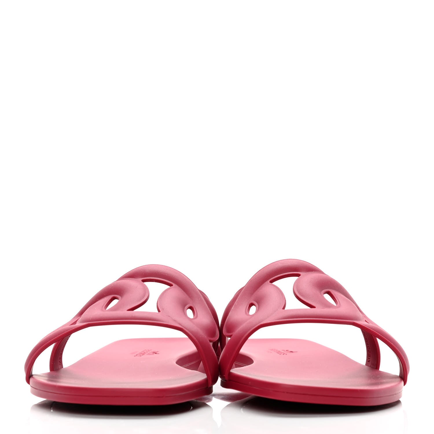 Hermes Rubber Aloha Sandals 41 Rose Baie 2 of 10