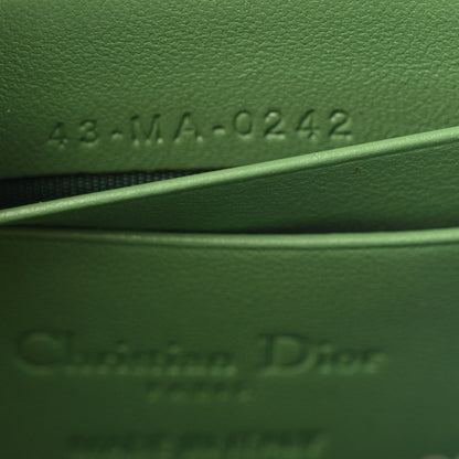 Christian Dior Lambskin Cannage Lady Dior Phone Holder Jade Green 7 of 11