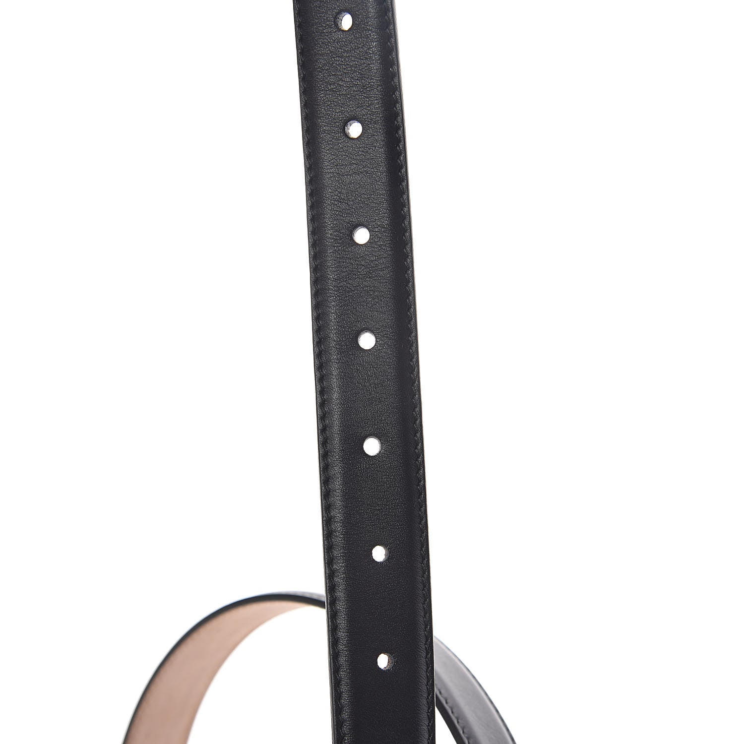 Gucci Moon Calfskin Interlocking G 25mm Belt 85 34 Black 6 of 6