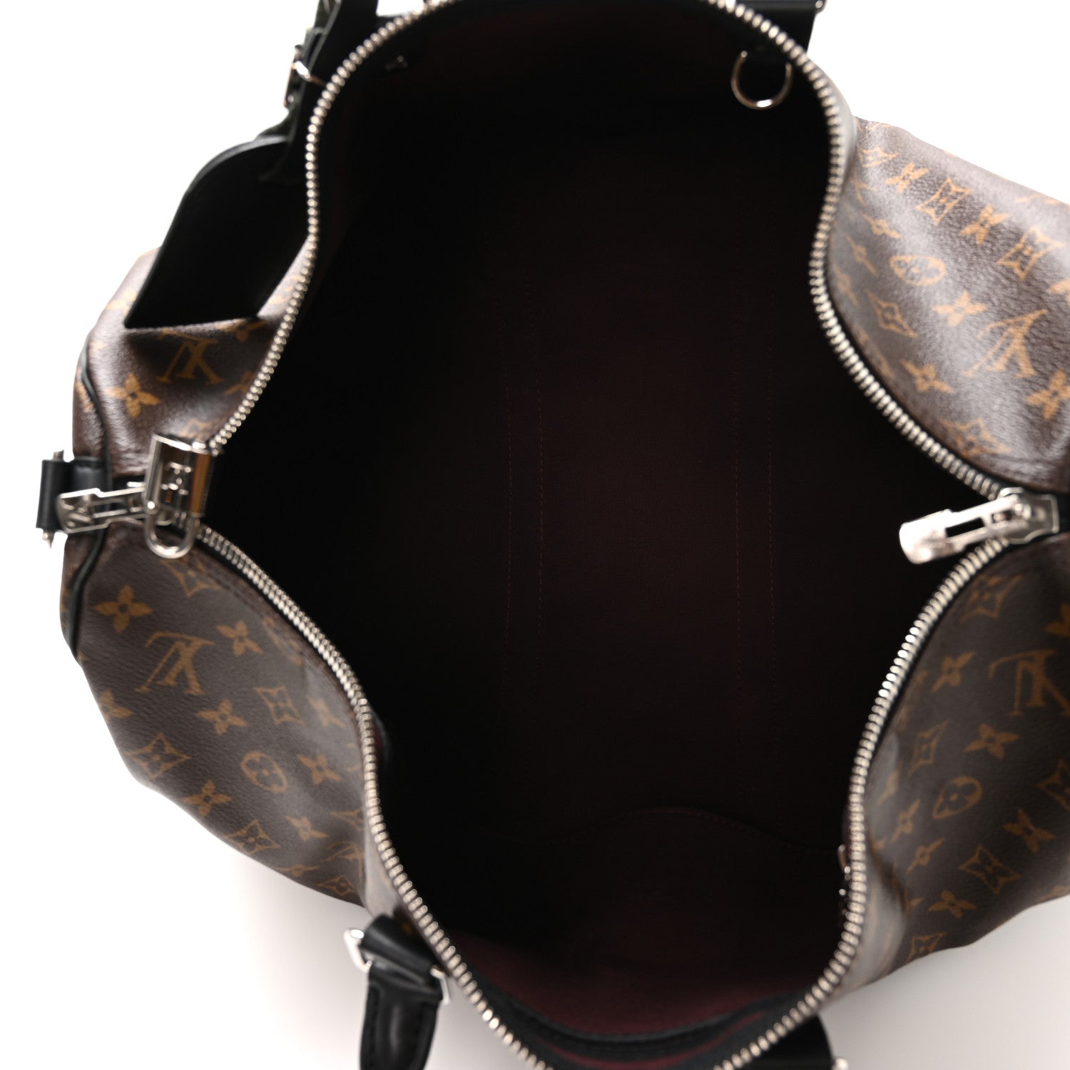 Louis Vuitton Monogram Macassar Keepall Bandouliere 45 4 of 9