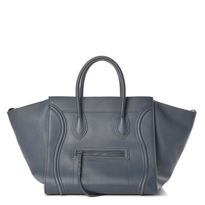 Celine Supple Calfskin Large Phantom Luggage Slate Blue 1 of 9