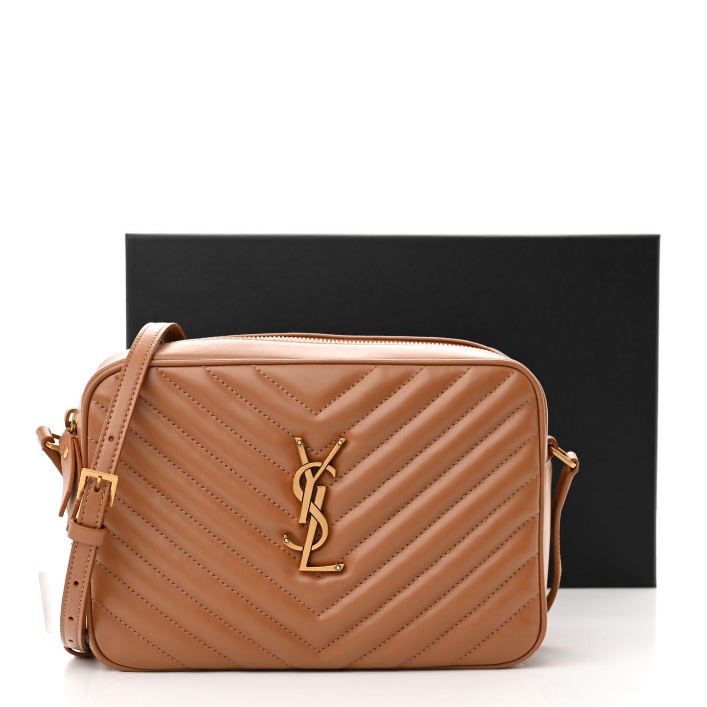 Calfskin Matelasse Monogram Lou Camera Bag Cinnamon