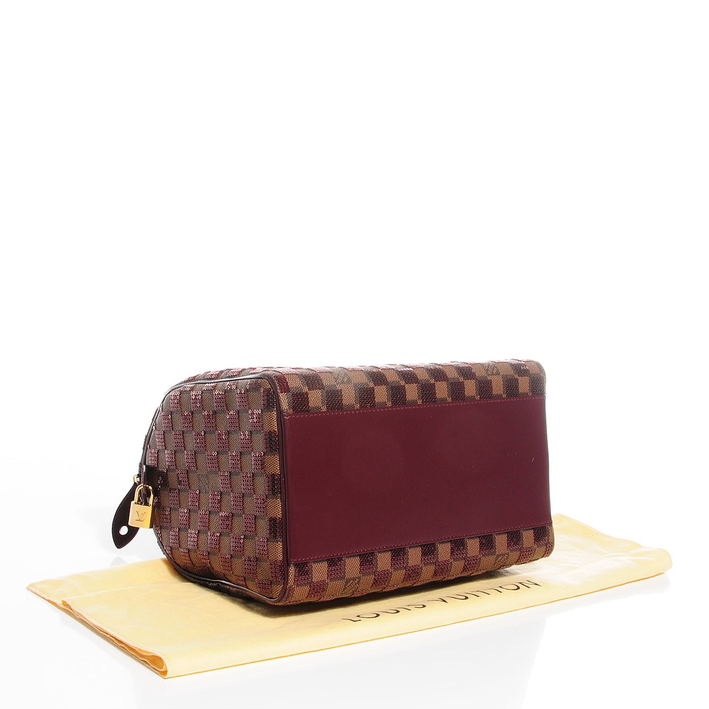 Damier Paillettes Speedy 30 Rouge