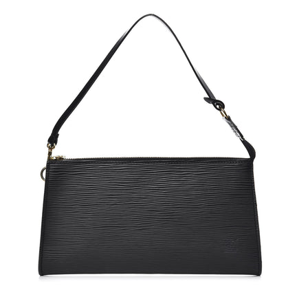 Louis Vuitton Epi Pochette Accessories 24 Black 1 of 12