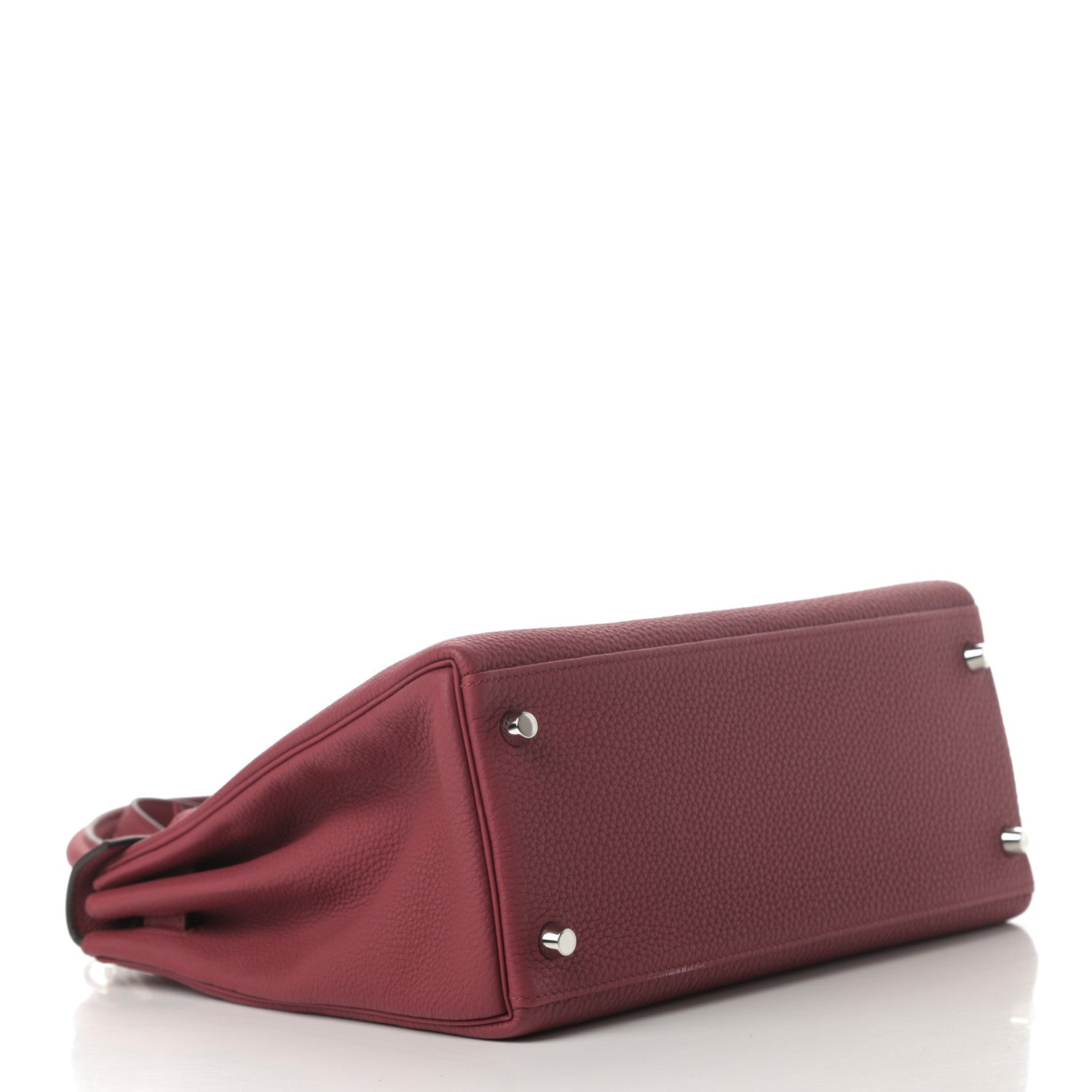 Hermes Togo Kelly Retourne 28 Rouge Grenat 4 of 11