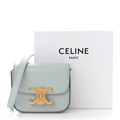 Celine Shiny Calfskin Mini Claude Soft Blue 14 of 14